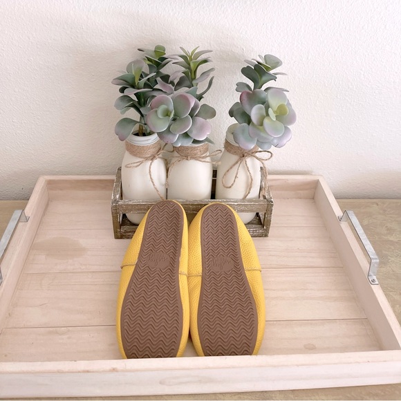 Mustard Plain Monkey Feet Moccasins - Picture 4 of 5